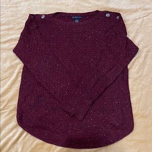 Design History Burgundy Sweater